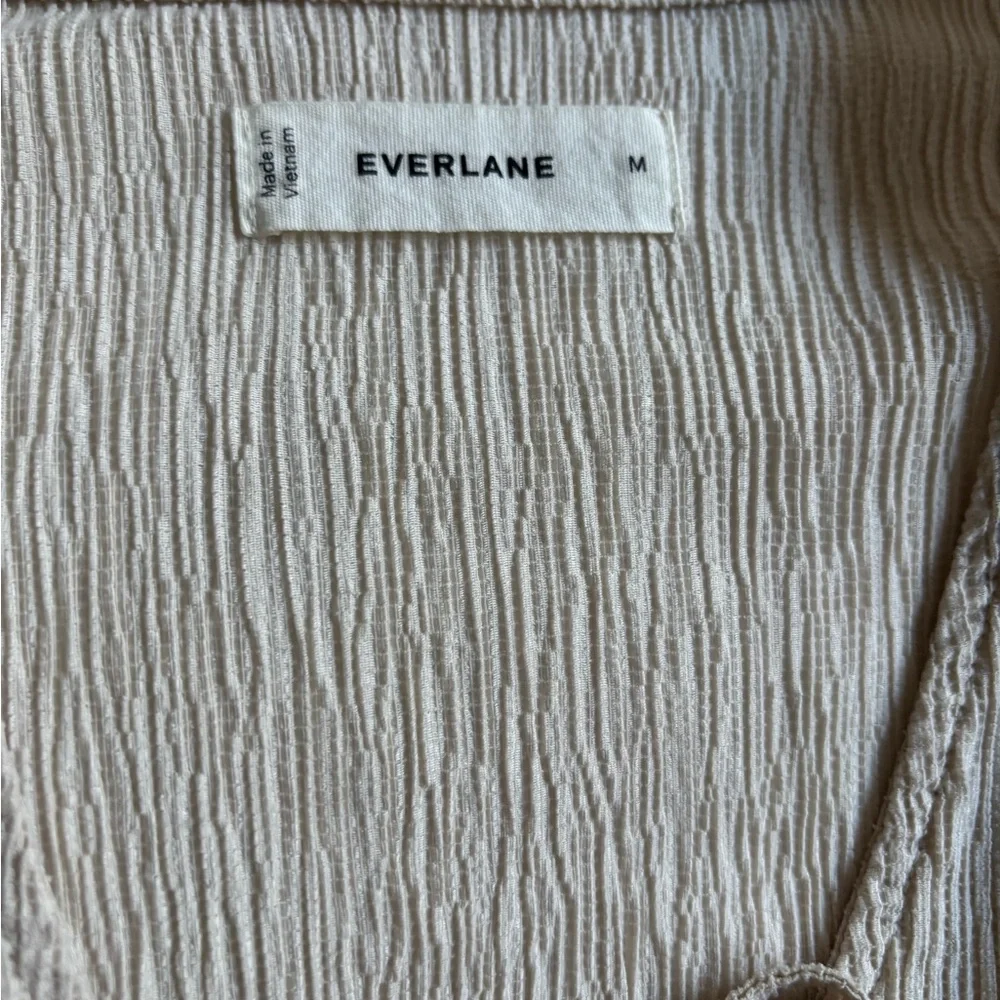 Everlane Beige Textured Blouse - Picture 3 of 5